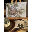 Cross stitch kit "Little Owl" 20x15 cm SANS-73