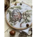 Cross stitch kit "Little Owl" 20x15 cm SANS-73