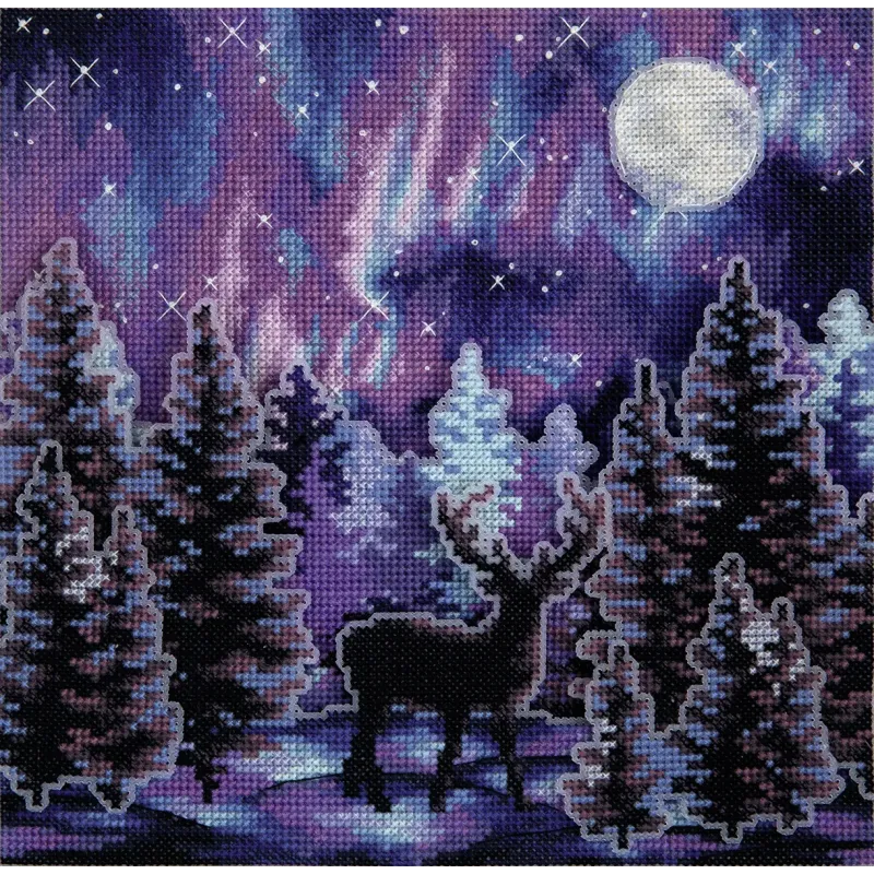 Kreuzstich-Set PANNA "Sternennacht" PPS-7413