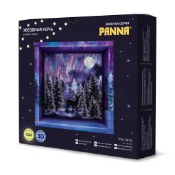 Kit de point de croix PANNA "Nuit étoilée" PPS-7413