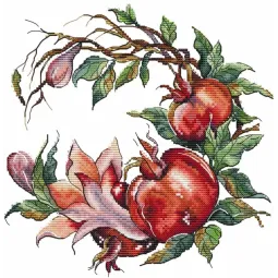 Kreuzstich-Set "Granatapfel" SANG-09