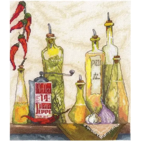 Kreuzstich-Set Gewürzöl SANP-65