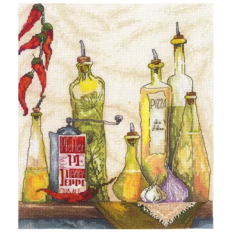 Kreuzstich-Set Gewürzöl SANP-65