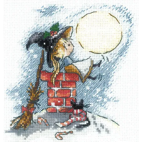 Kit de point de croix Happiness under the moon SANL-21