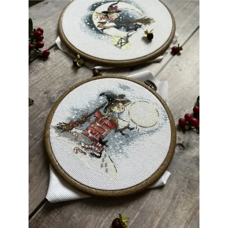 Kit de point de croix Happiness under the moon SANL-21