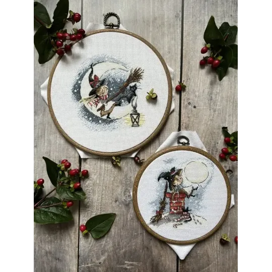 Kit de point de croix Happiness under the moon SANL-21