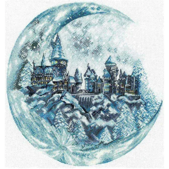Kit de point de croix "Château de la Lune" SANL-17