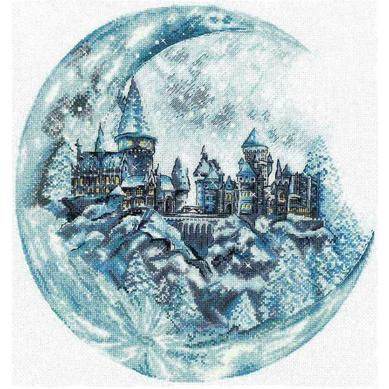 Cross stitch kit "Moon castle" SANL-17
