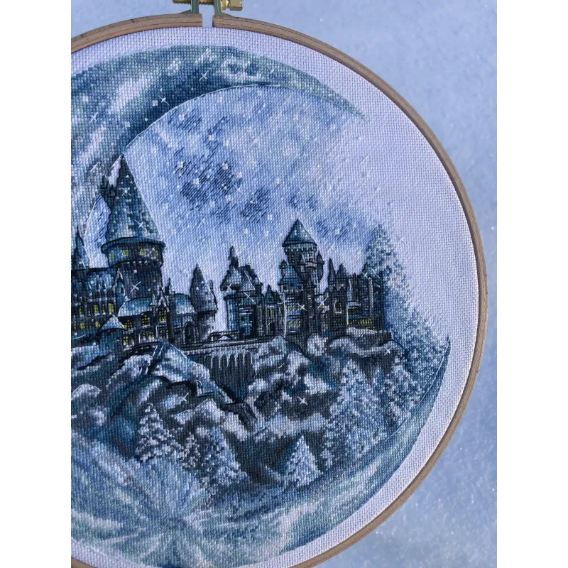 Kit de point de croix "Château de la Lune" SANL-17