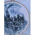 Kit de point de croix "Château de la Lune" SANL-17