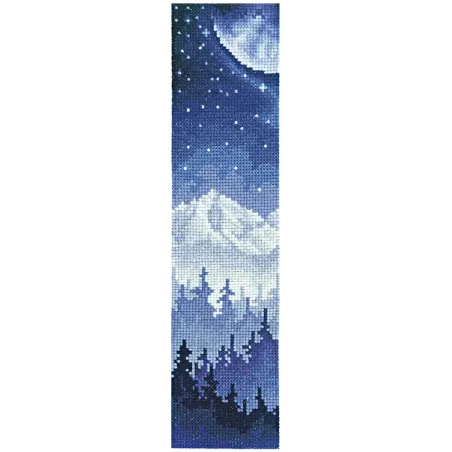 Marque-page. Lune au-dessus de la forêt SANZ-48