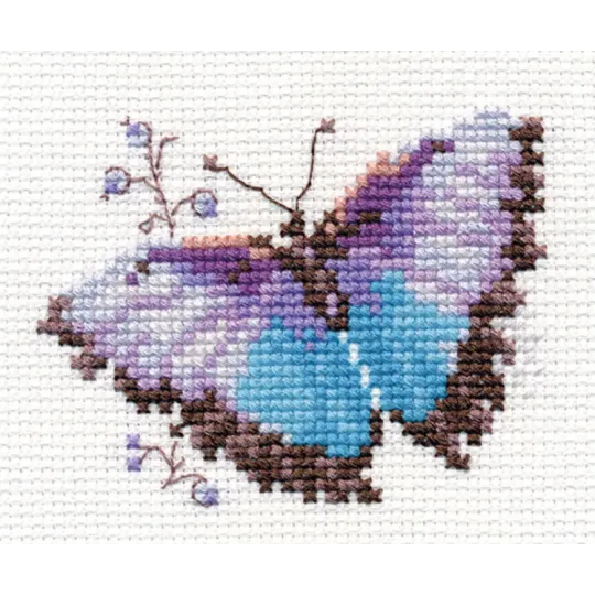 Papillons colorés - Bleu S0-149