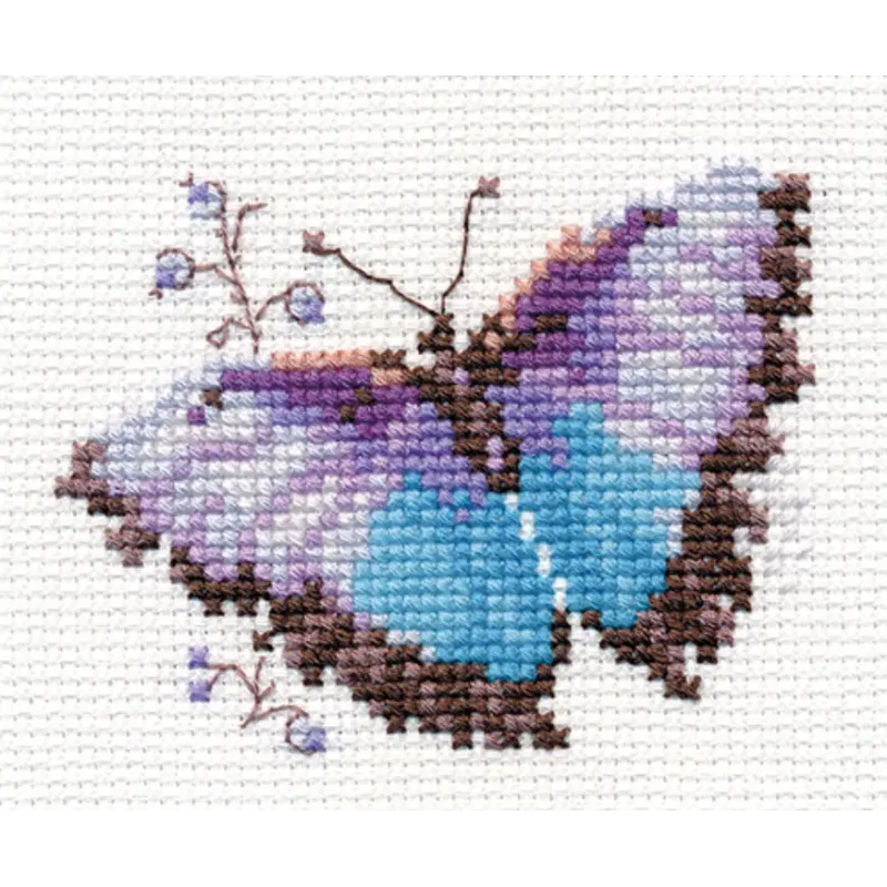 Papillons colorés - Bleu S0-149