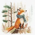 Kit de point de croix "Contes de la forêt. Renard" S0-243