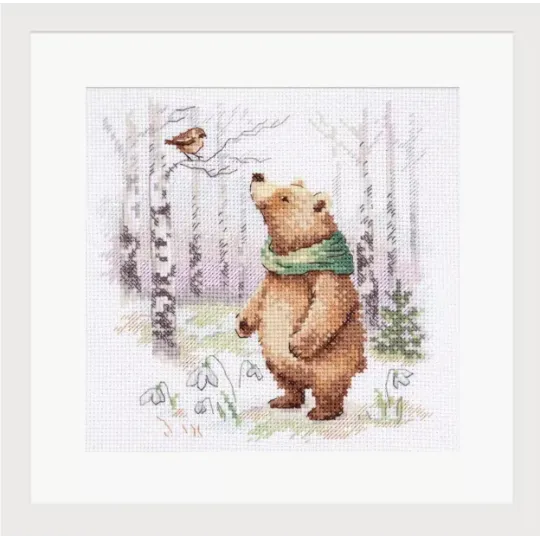 Kreuzstich-Set "Märchen des Waldes. Der Frühling ist gekommen" S0-241