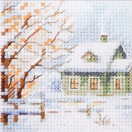 Kreuzstich-Set "Der Winter kam. Schneereich" S0-240