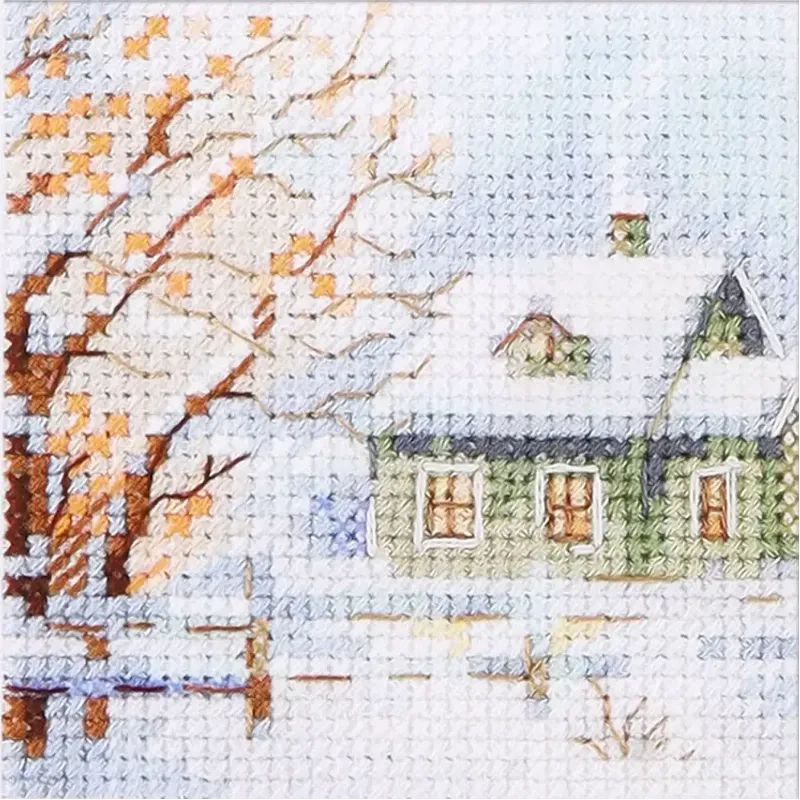 Kreuzstich-Set "Der Winter kam. Schneereich" S0-240