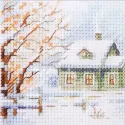 Набор для вышивания крестом "Зима пришла. Снежная" S0-240