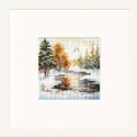 Kit de point de croix "L'hiver est arrivé. Dans la forêt" S0-236