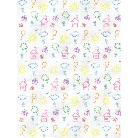 Дизайнерская канва Aida 14 30x40 см SKD14-118