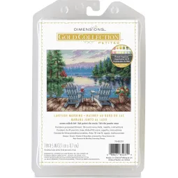 Cross stitch kit Petite Gold Collection Lakeside Morning D70-65231