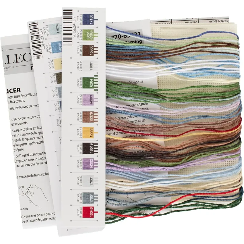 Kit de point de croix Petite Gold Collection Lakeside Morning D70-65231