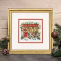 Gold Petite Counted Cross stitch kit The little Gift Shop D70-09623