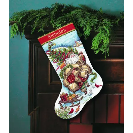 Santa's Journey Stocking D08752