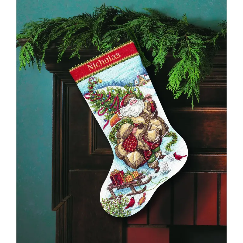 Новогодний Сапожок Путешествие Санты D08752