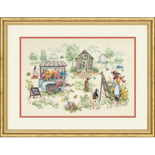 Kreuzstich-Set Gold Collection Blissful Moments D70-35445