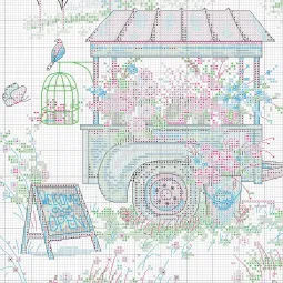 Cross stitch kit Gold Collection Blissful Moments D70-35445