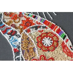 Kit de broderie de perles principal Chat et papillon de nuit (Scènes de décoration) Abris Art AB-794