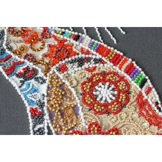 Kit de broderie de perles principal Chat et papillon de nuit (Scènes de décoration) Abris Art AB-794
