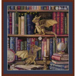 Siuvinėjimo kryželiu rinkinys "The Moth Hunters" 37x39 cm SK266