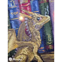 Kit de point de croix « Les chasseurs de papillons de nuit » 37x39 cm SK266