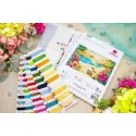 Kreuzstich-Set "Tropischer Sommer" 43 x 29 cm SBU5089