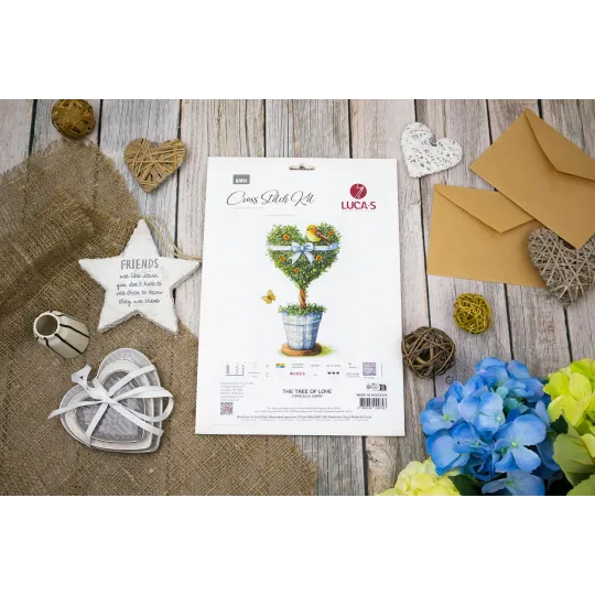 Cross Stitch Kit "The Tree of Love" 18 x 31 cm SB7051