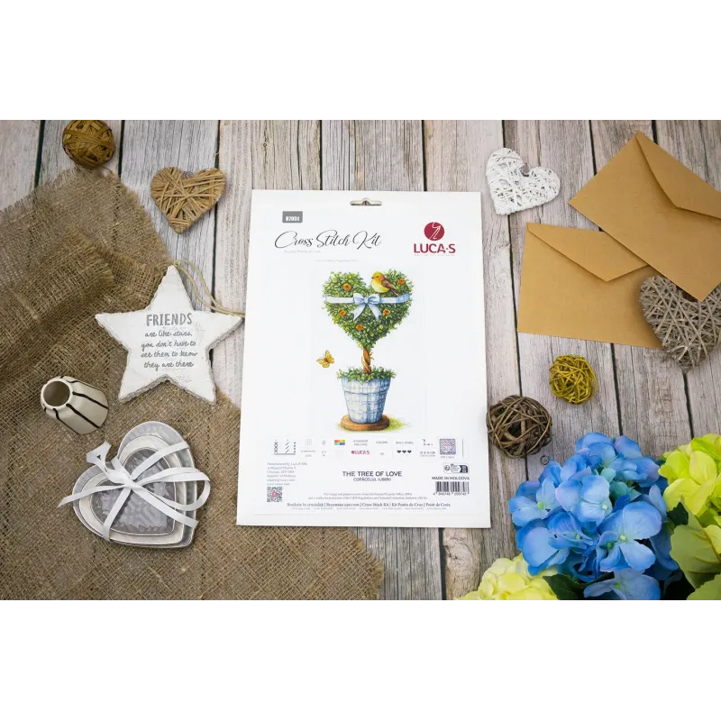 Kreuzstich-Set "Baum der Liebe" 18 x 31 cm SB7051