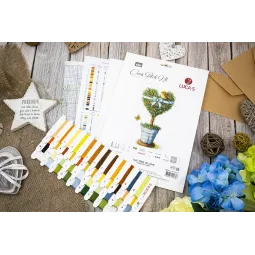 Kryželio siuvinėjimo rinkinys "Meilės medis" 18 x 31 cm SB7051