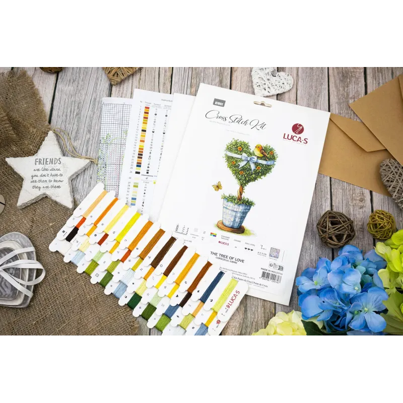 Cross Stitch Kit "The Tree of Love" 18 x 31 cm SB7051
