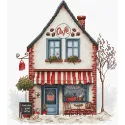 Cross Stitch Kit "Welcome to Coffee!" 18 x 20 cm SB1427