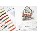 Cross Stitch Kit "Welcome to Coffee!" 18 x 20 cm SB1427