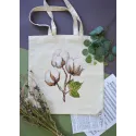 Kreuzstich-Set. Shopper Tasche "Leichtigkeit des Seins" 38 x 42 cm AAHB-001
