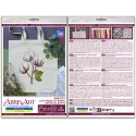 Kreuzstich-Set. Shopper Tasche "Leichtigkeit des Seins" 38 x 42 cm AAHB-001