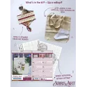 Kreuzstich-Set. Shopper Tasche "Leichtigkeit des Seins" 38 x 42 cm AAHB-001
