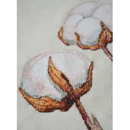 Cross-stitch kit. Shopper bag "Lightness of Being" 38 x 42 cm AAHB-001