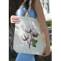 Kreuzstich-Set. Shopper Tasche "Leichtigkeit des Seins" 38 x 42 cm AAHB-001