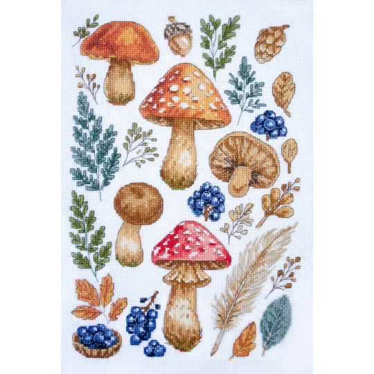 Kit de point de croix "Collection forêt" 19 x 29 cm AAH-290