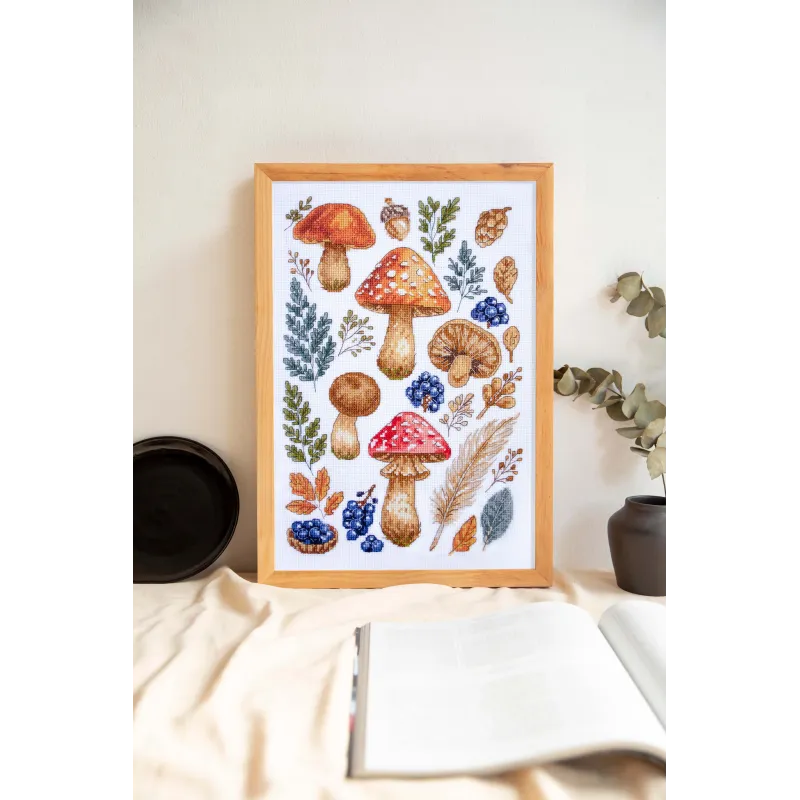 Kit de point de croix "Collection forêt" 19 x 29 cm AAH-290