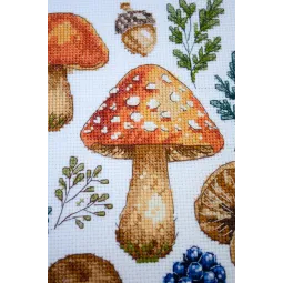 Siuvinėjimo kryželiu rinkinys "Miško kolekcija" 19 x 29 cm AAH-290